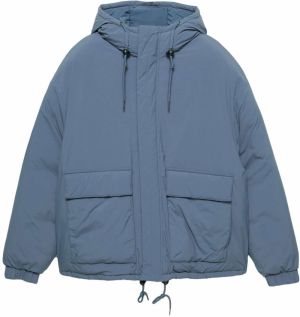 Pull&Bear Zimná bunda  zafírová