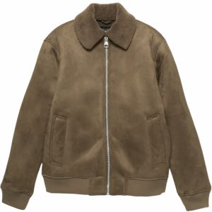 Pull&Bear Prechodná bunda  kaki