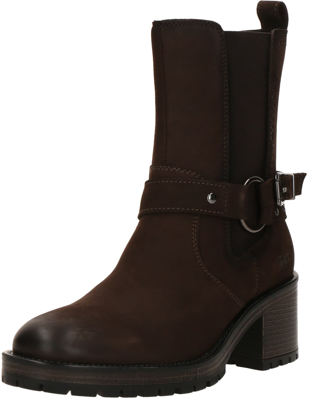 MUSTANG Členkové čižmy  tmavohnedá