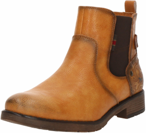 MUSTANG Členkové čižmy 'Elfi'  karí