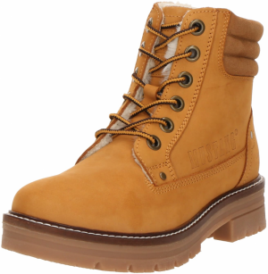 MUSTANG Šnurovacie členkové čižmy  koňaková