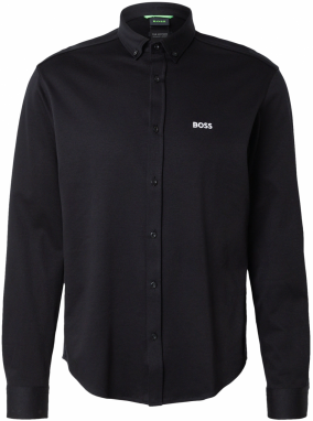 BOSS Košeľa 'Motion'  čierna / biela