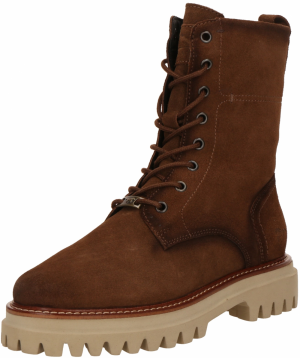 MUSTANG Šnurovacie členkové čižmy  hnedá