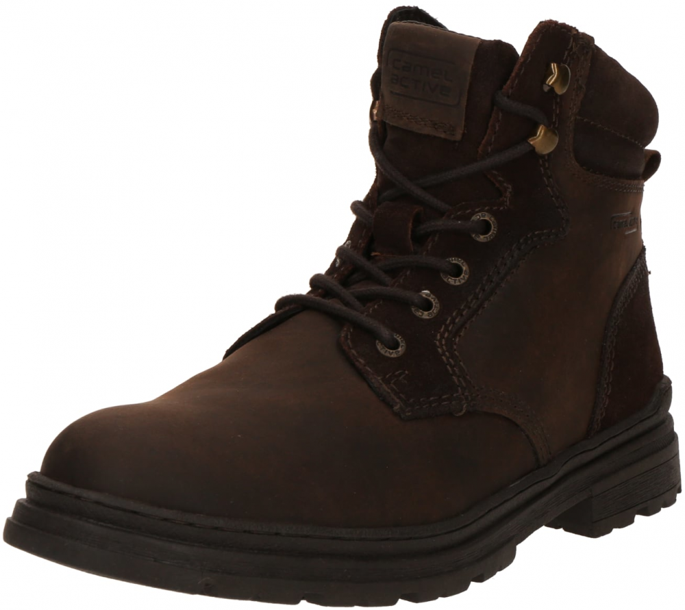 CAMEL ACTIVE Šnurovacie čižmy 'KENT'  čokoládová