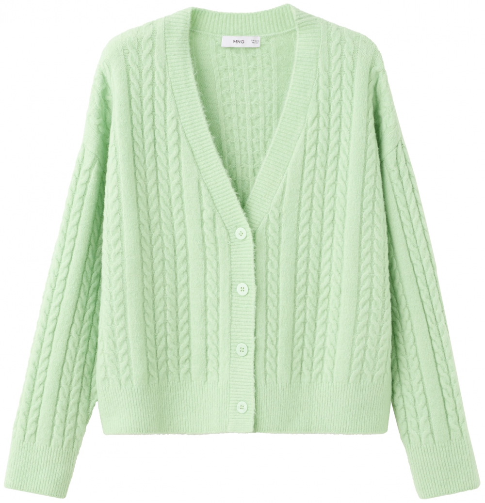 MANGO Kardigán 'Talcore'  mätová