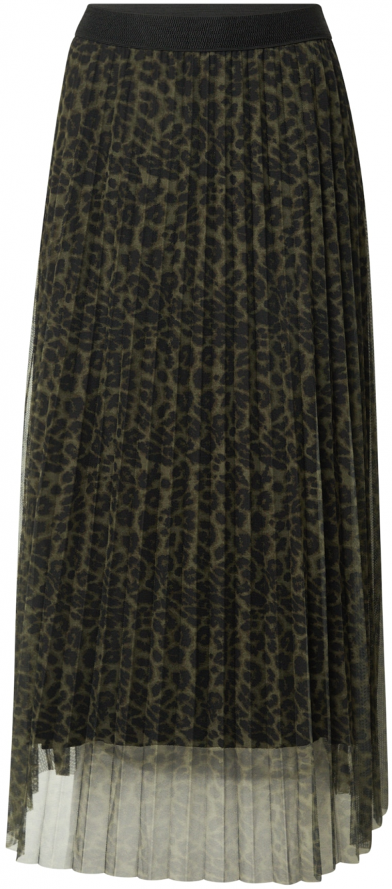 Herrlicher Sukňa 'Miena'  tmavozelená / čierna