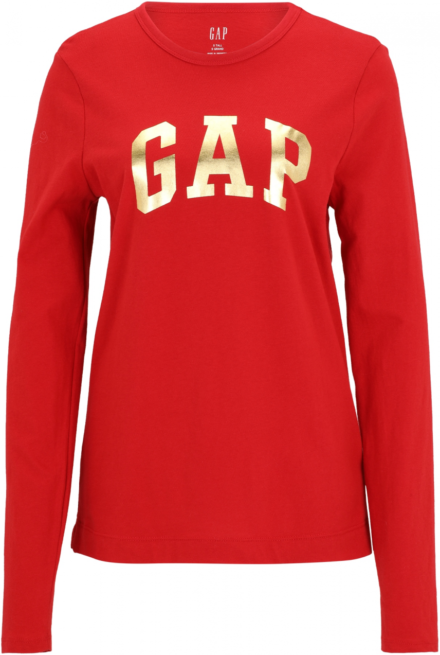 Gap Tall Tričko  zlatá / červená