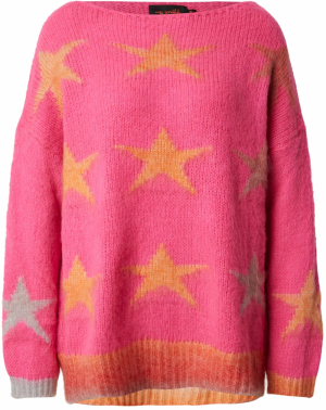 miss goodlife Sveter  sivá / oranžová / ružová