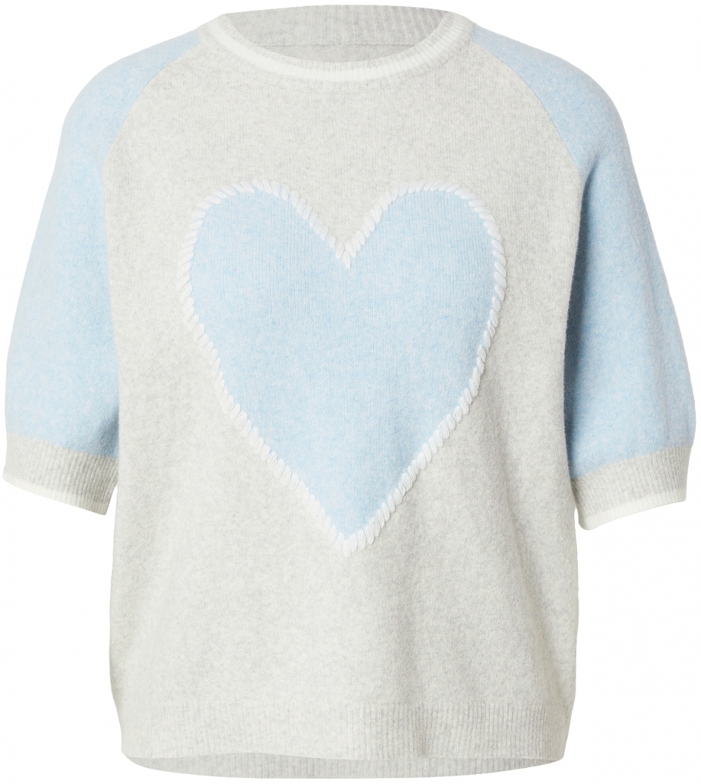 Grace Sveter  kráľovská modrá / svetlosivá / biela