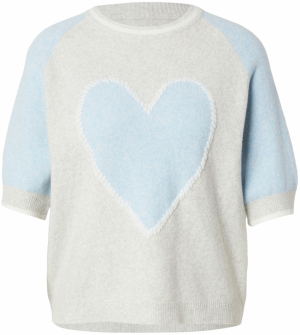 Grace Sveter  kráľovská modrá / svetlosivá / biela