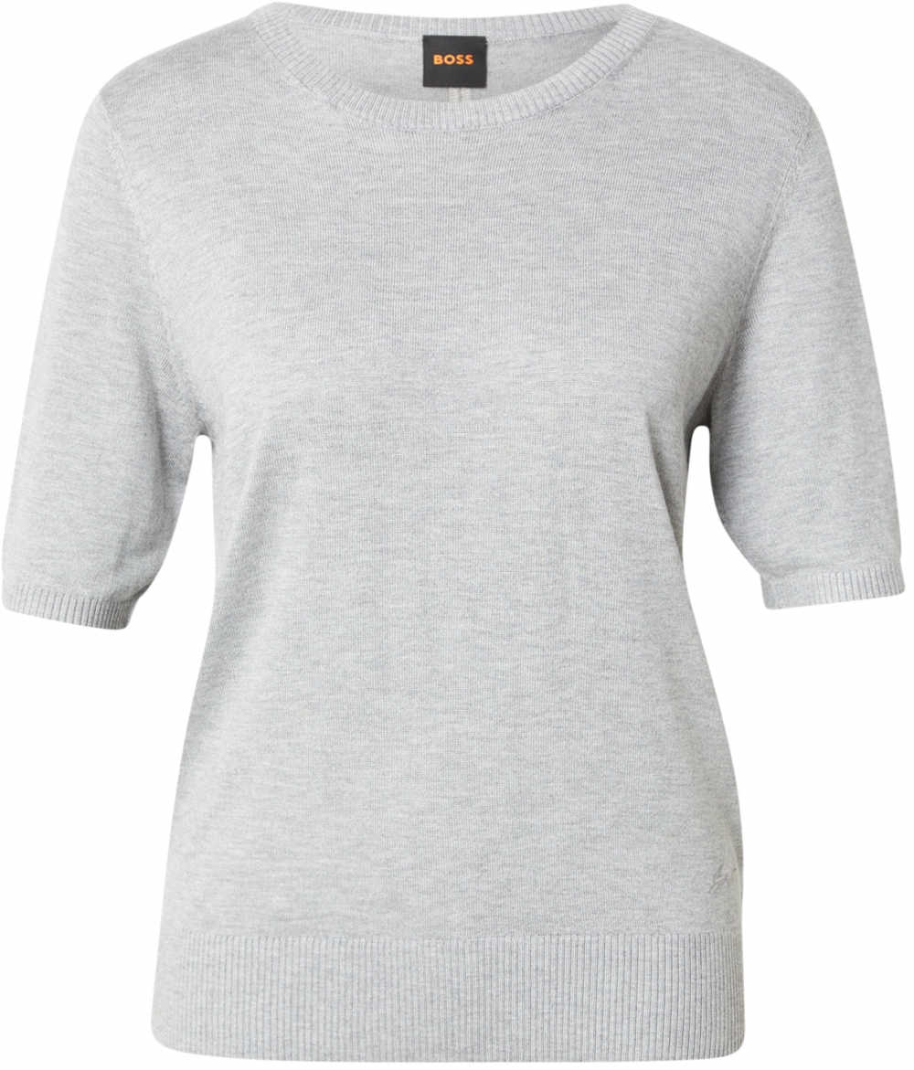 BOSS Sveter 'Fiaffu'  svetlosivá