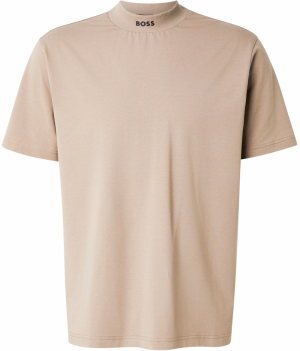 BOSS Tričko  kaki / čierna