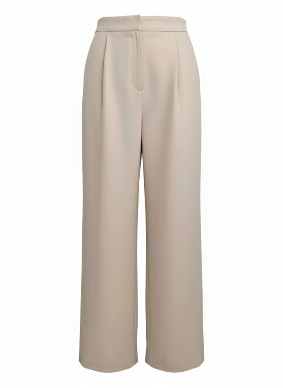 studioselect Plisované nohavice 'Miriam'  krémová