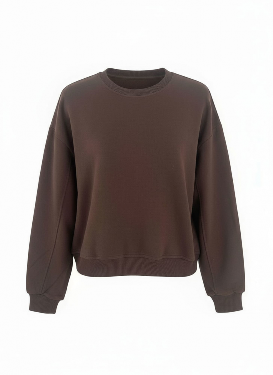 studioselect Mikina 'Mira'  tmavohnedá