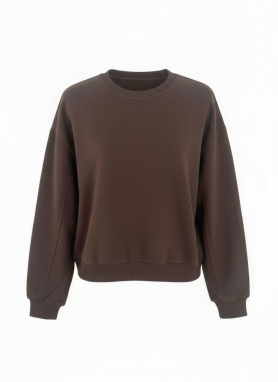 studioselect Mikina 'Mira'  tmavohnedá
