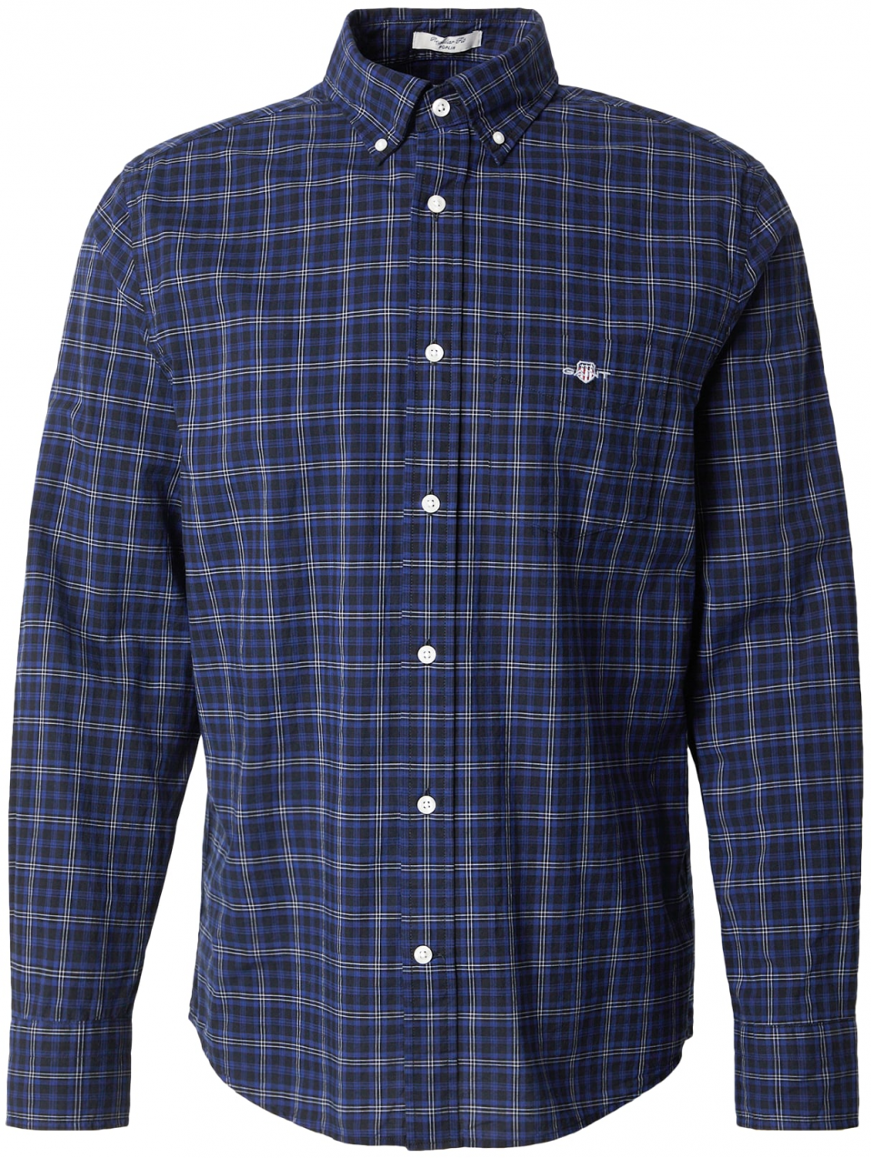 GANT Košeľa 'Classic'  námornícka modrá / tmavomodrá / biela