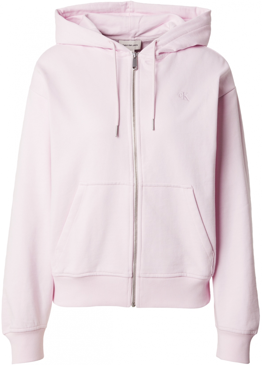 Calvin Klein Jeans Tepláková bunda  ružová