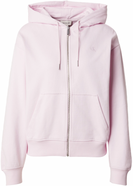 Calvin Klein Jeans Tepláková bunda  ružová