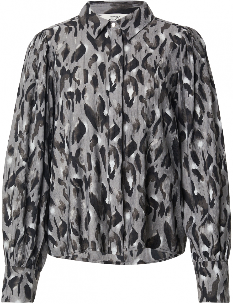 JDY Blúzka  sivá / antracitová / biela
