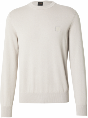 BOSS Sveter 'Kanovano_S'  svetlosivá