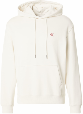 Calvin Klein Jeans Mikina  biela