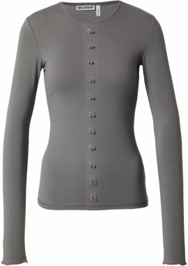 WEEKDAY Tričko 'Louise'  sivá