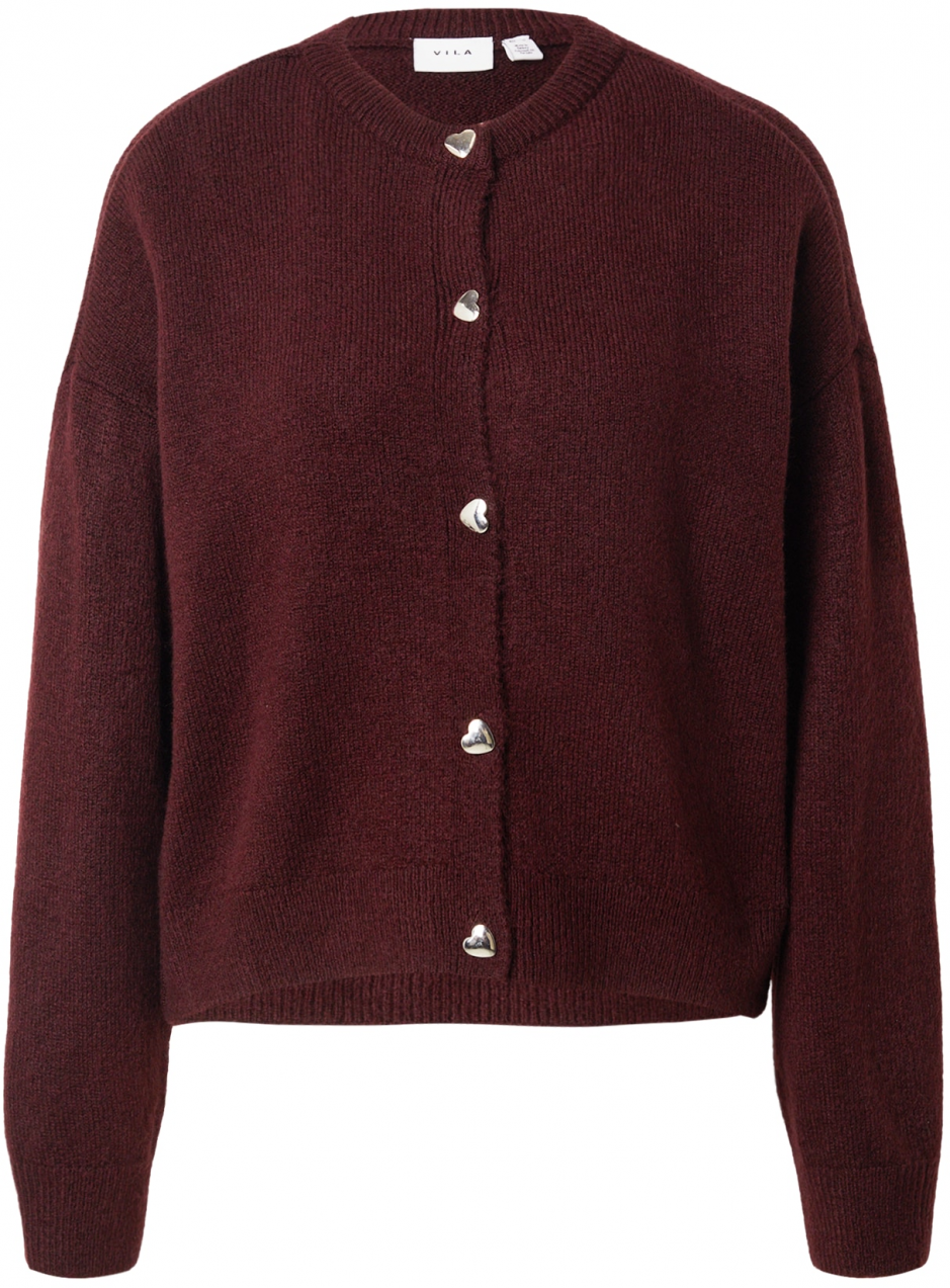 VILA Kardigán 'VISIGGA'  baklažánová