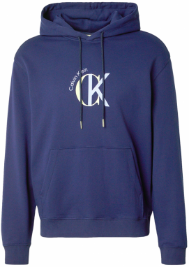 Calvin Klein Jeans Mikina  indigo / biela