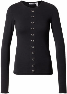 WEEKDAY Tričko 'Louise'  čierna