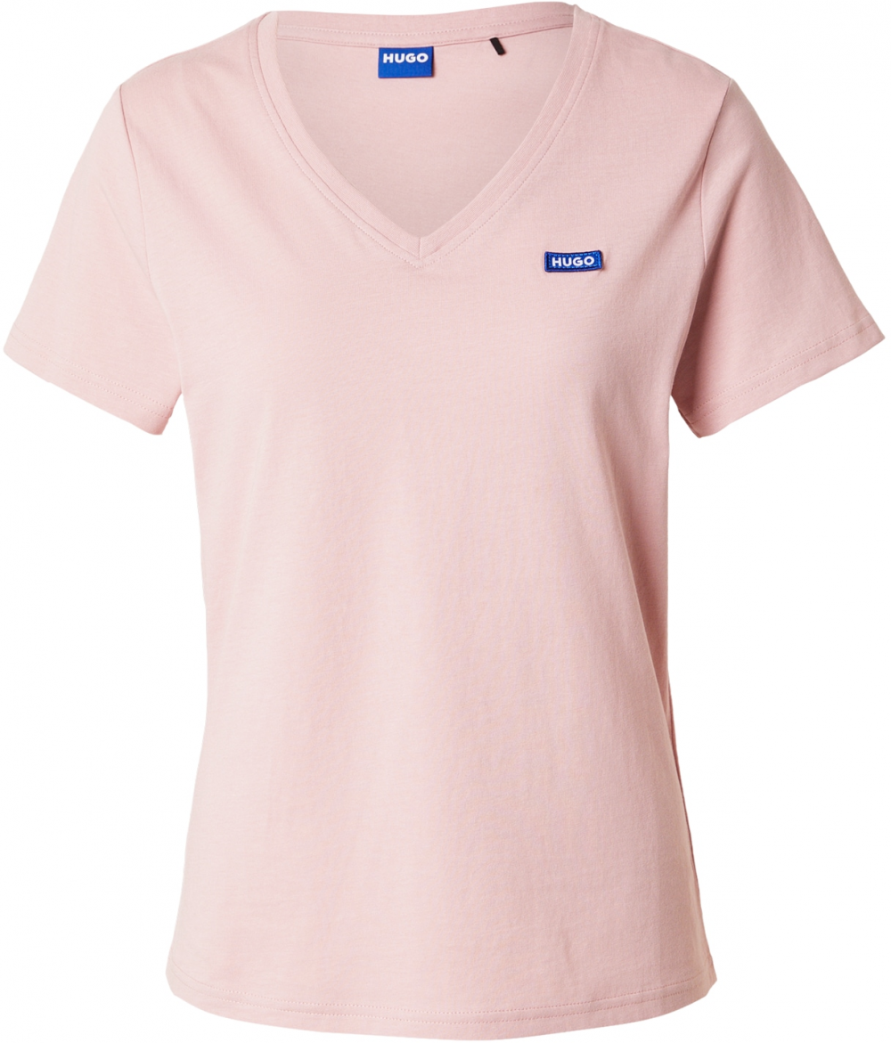 HUGO Tričko 'Classic'  modrá / ružová / biela