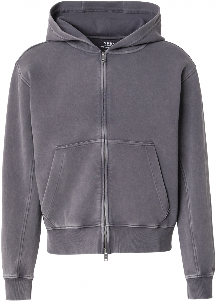 Abercrombie & Fitch Tepláková bunda 'PHANTOM'  čierna