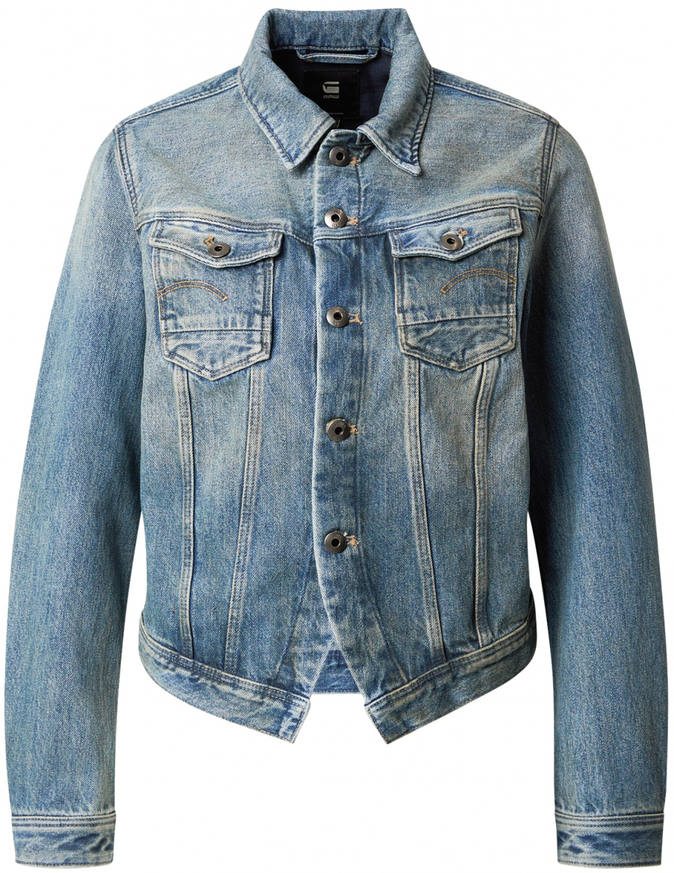G-STAR Prechodná bunda  modrá denim