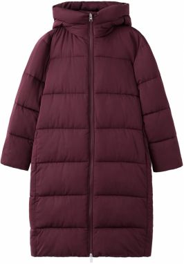 MANGO Zimný kabát 'ESKIMO'  vínovo červená