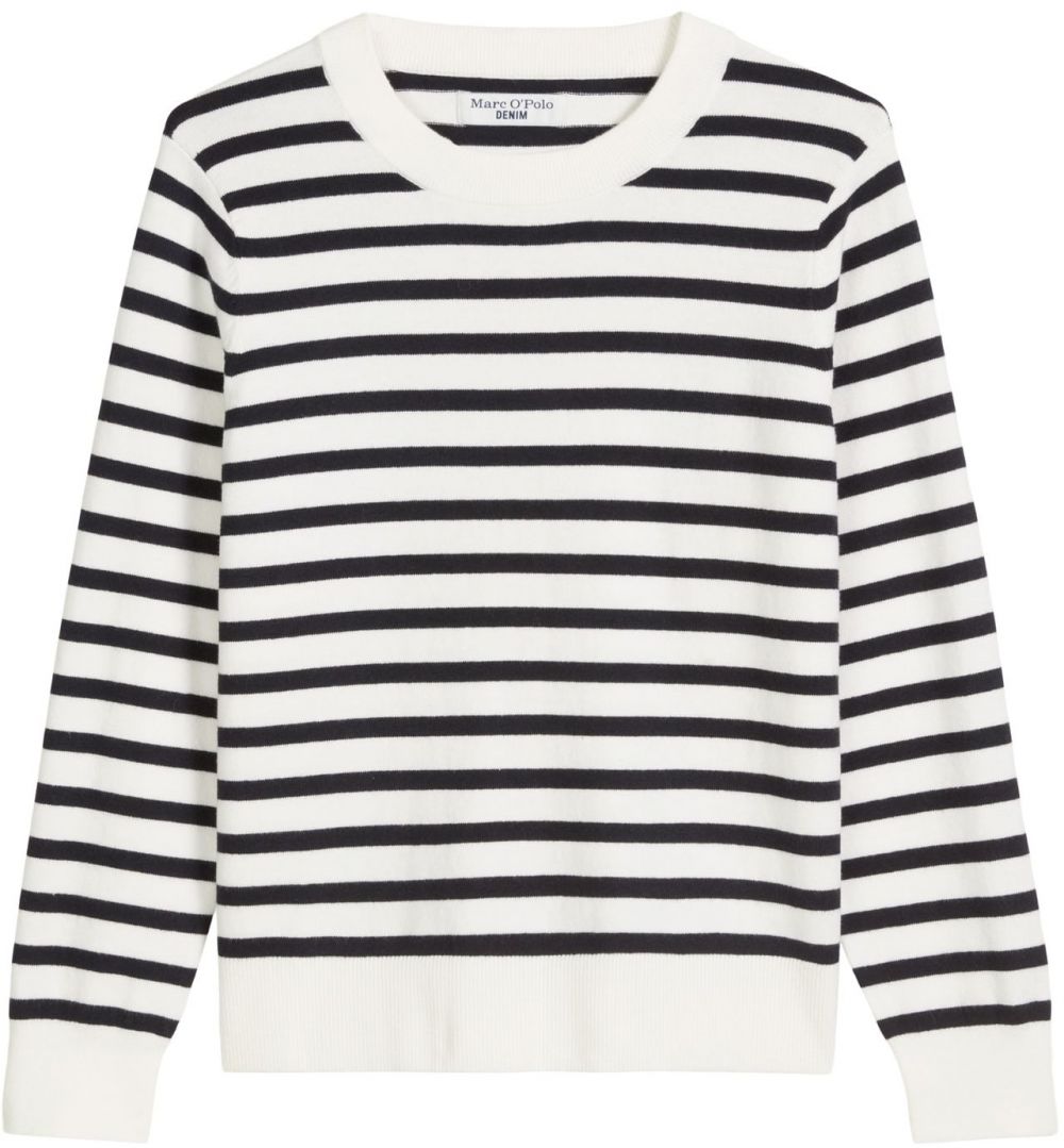 Marc O'Polo DENIM Sveter  čierna / biela