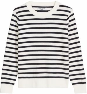 Marc O'Polo DENIM Sveter  čierna / biela