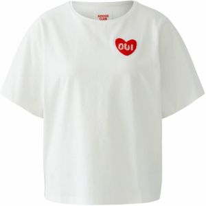 OUI Tričko  červená / biela