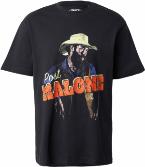 Only & Sons Tričko 'ONSPOST MALONE'  indigo / limetková / mandarínková / čierna