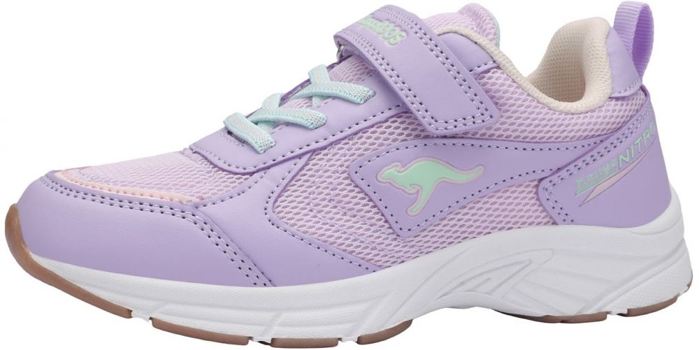 KangaROOS Tenisky 'K-Ni Chino EV'  svetlozelená / levanduľová