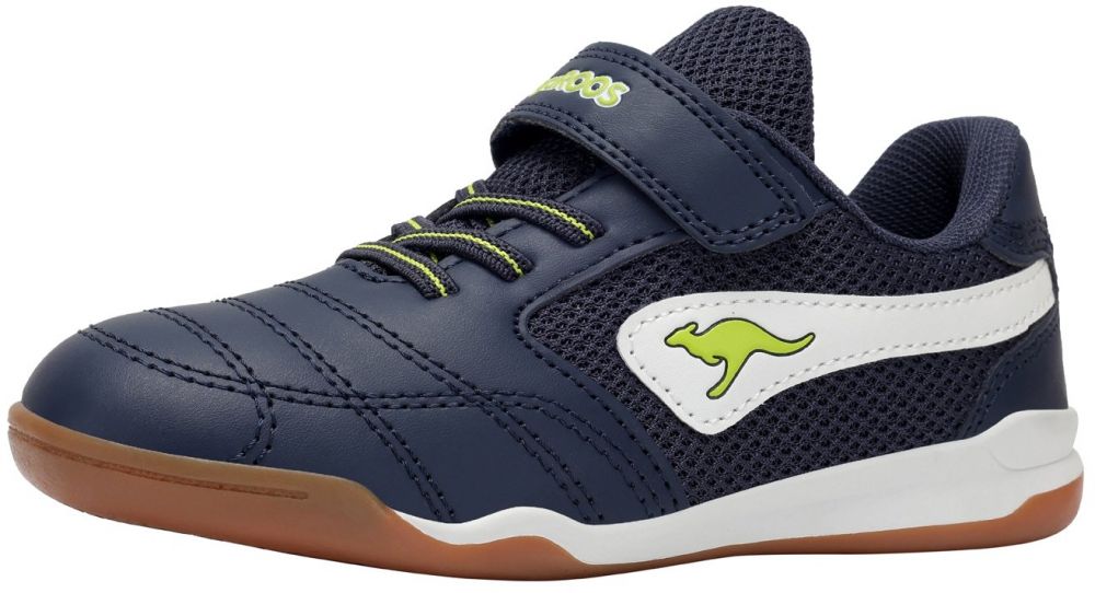 KangaROOS Tenisky 'K-Braceyard EV'  tmavomodrá / neónovo zelená / biela