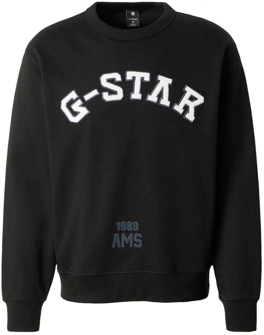 G-STAR Mikina  čadičová / čierna / biela