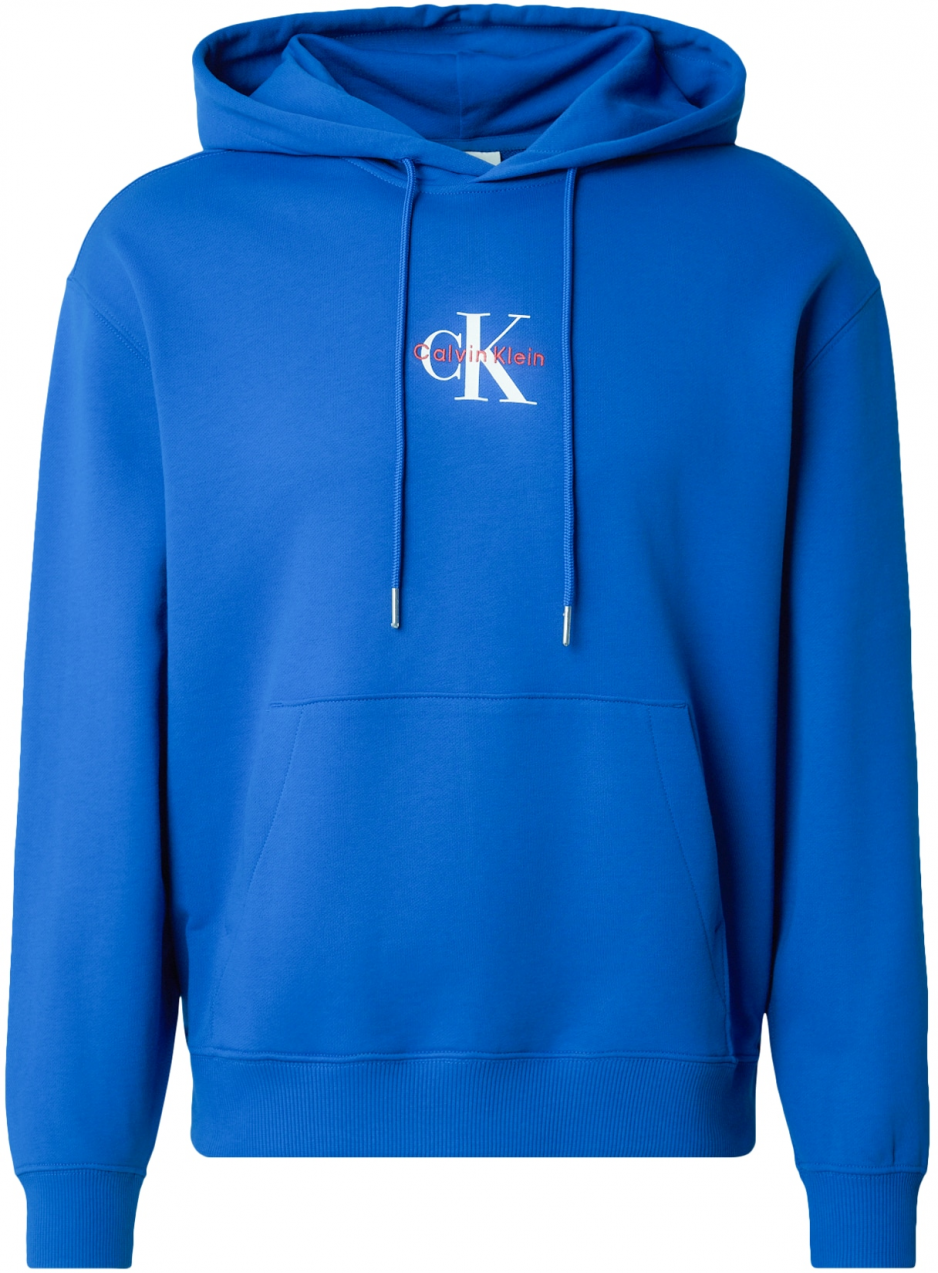 Calvin Klein Jeans Mikina  modrá / červená / biela