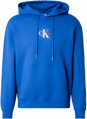 Calvin Klein Jeans Mikina  modrá / červená / biela
