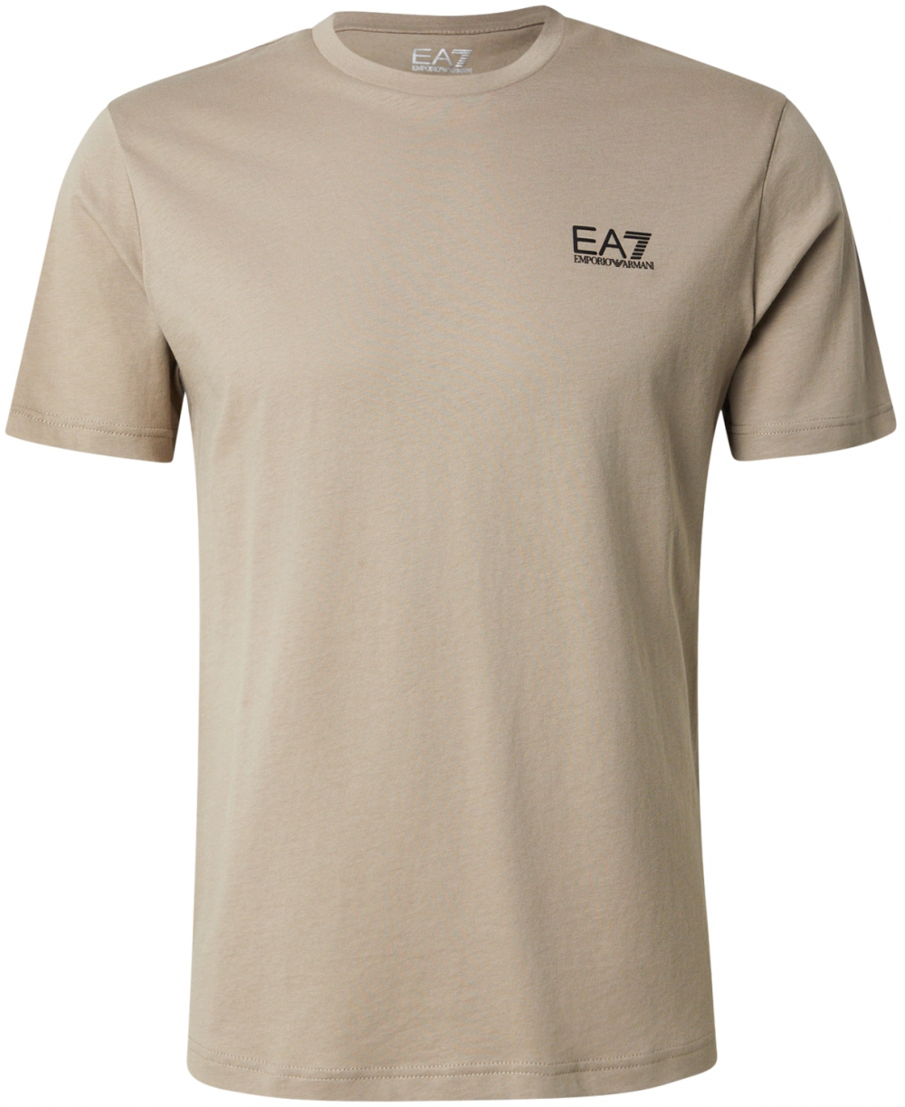 ARMANI EXCHANGE Tričko  svetlohnedá / čierna