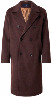 Abercrombie & Fitch Prechodný kabát  tmavohnedá