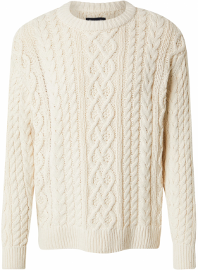 Abercrombie & Fitch Sveter  svetlosivá