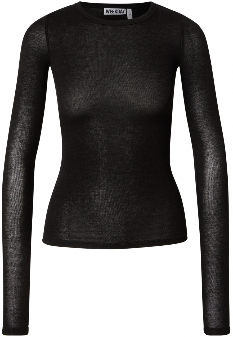 WEEKDAY Tričko  čierna