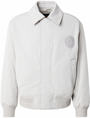 BOSS Prechodná bunda 'Ohot'  svetlosivá