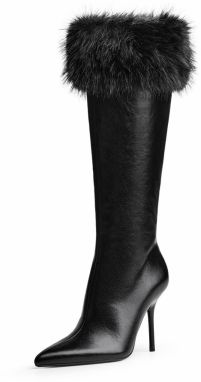 Bershka Čižmy  čierna