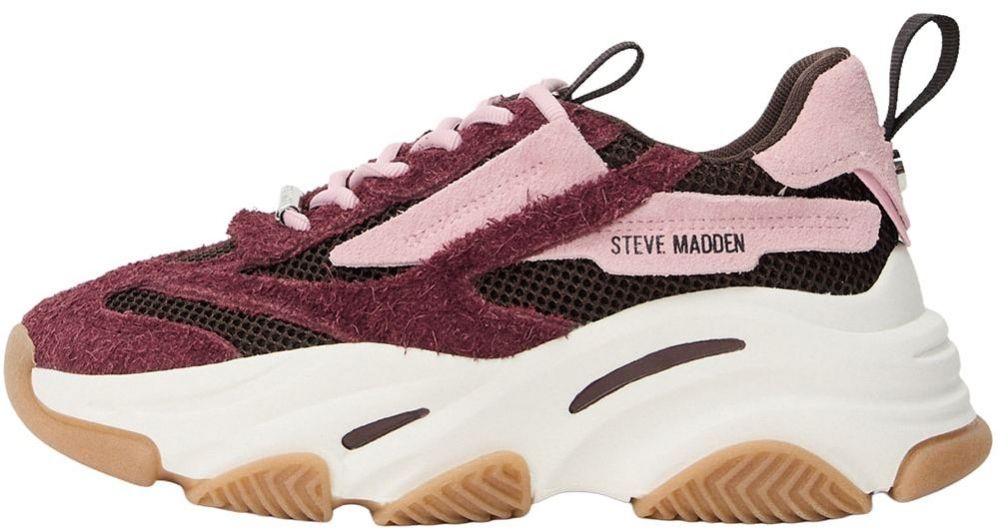 STEVE MADDEN Nízke tenisky 'POSSESSION'  tmavohnedá / baklažánová