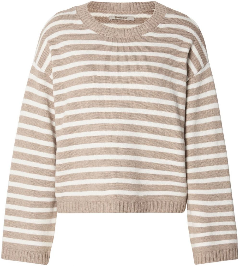 Barbour Sveter 'Rosie'  tmavobéžová / biela